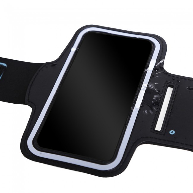 Margoun Sports Running Armband Case Cover for Mobile Phones upto 6 inches - Blue