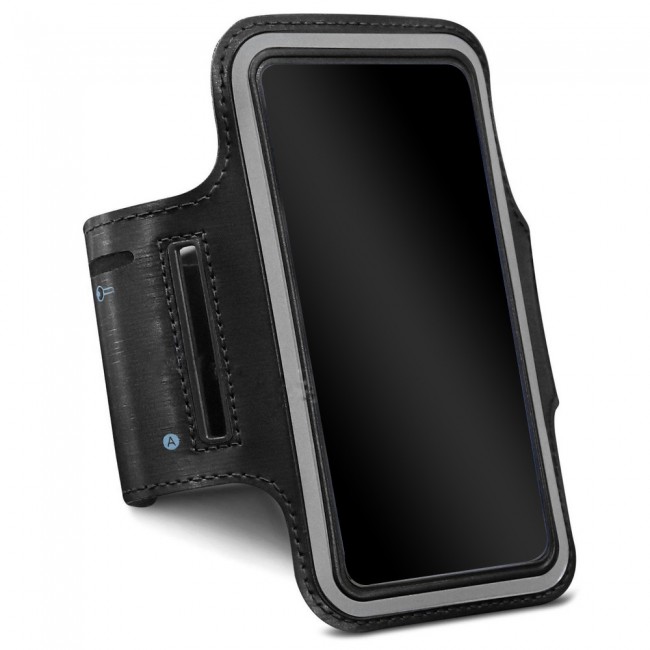 Margoun Sports Running Armband Case Cover for Mobile Phones upto 6 inches - Blue
