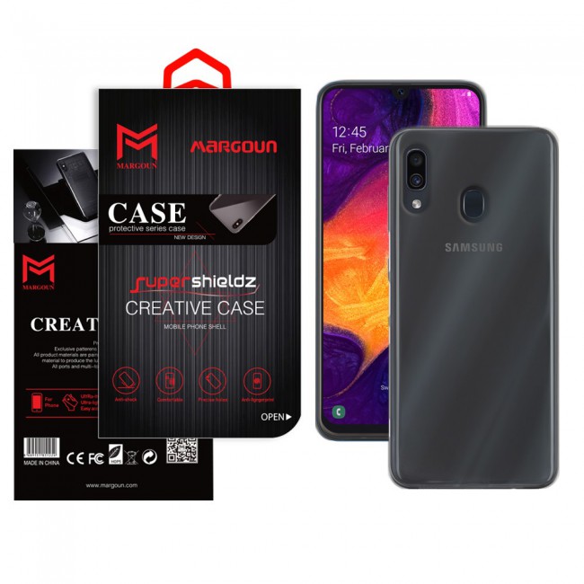 Margoun Back Cover Protection TPU Case for Samsung Galaxy A30 - Black