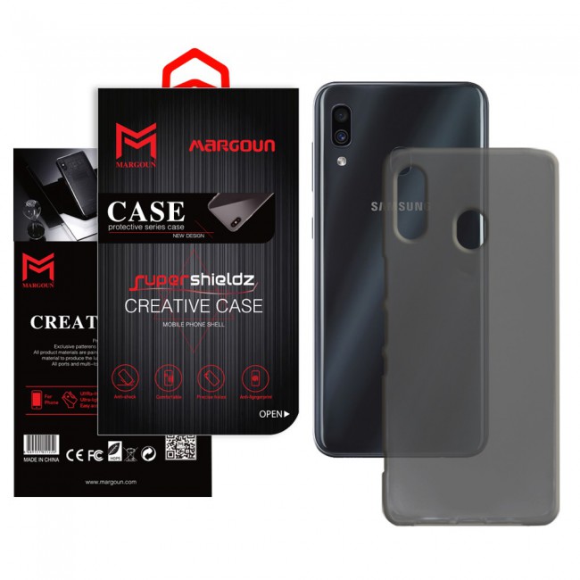 Margoun Back Cover Protection TPU Case for Samsung Galaxy A30 - Black