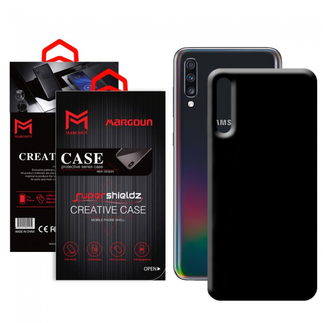 Margoun Black TPU Case Cover for Samsung Galaxy A70
