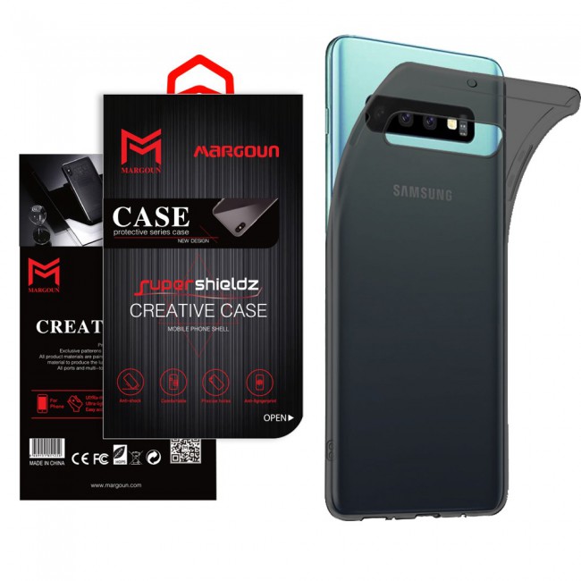 Margoun Black TPU Case Cover for Samsung Galaxy S10+ S10 Plus