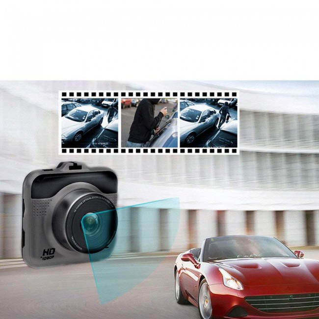 Margoun CT203 Dual Camera ( Rear & Front ) 1080P Full HD Intelligent Car Dash Cam with 2.2 Inch LCD Screen Display