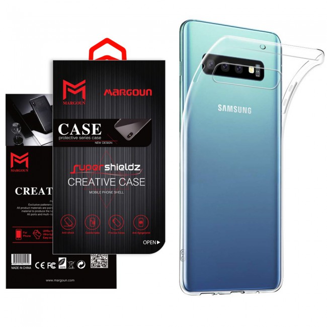 Margoun Clear Back Cover TPU Case for Samsung Galaxy S10 Plus ( S10+ )