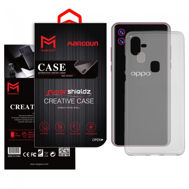 Margoun Clear TPU Cover Case for Oppo F9 Plus