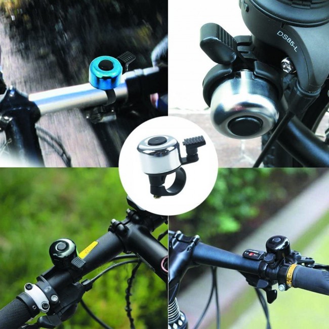 Margoun Cycle Bell Metal Handlebar Horn for Bicycle - Silver
