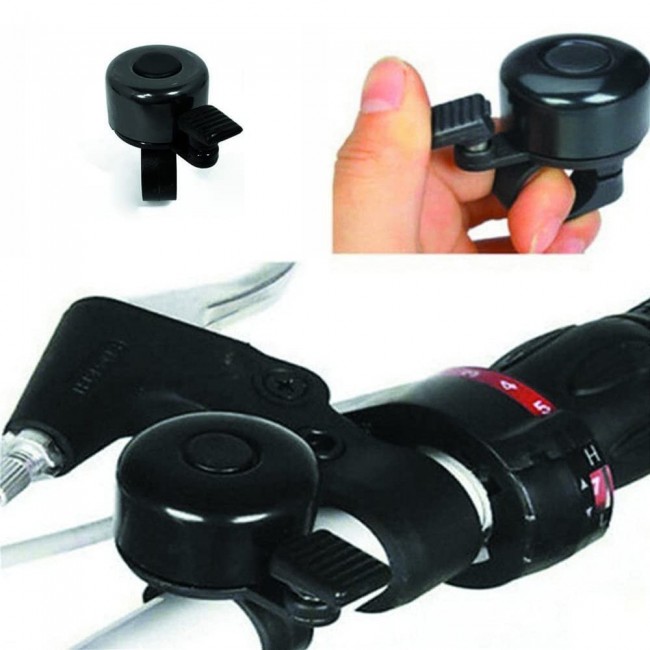 Margoun Cycle Bell Metal Handlebar Horn for Bicycle - Black