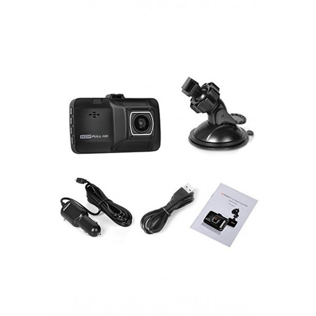 Margoun D101 Full HD 1080P WDR Dual Car Camera ( Rear &amp; Front ) DVR Camera Recorder with Night Vision