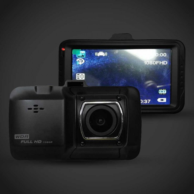 Margoun D101 Full HD 1080P WDR Dual Car Camera ( Rear &amp; Front ) DVR Camera Recorder with Night Vision