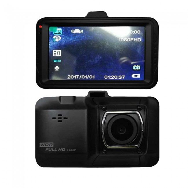 Margoun D101 Full HD 1080P WDR Dual Car Camera ( Rear &amp; Front ) DVR Camera Recorder with Night Vision