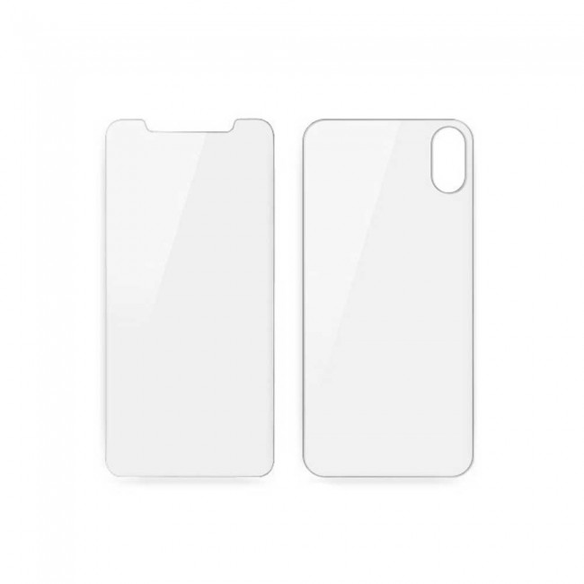Margoun Front and Back Tempered Glass Screen Protector for Apple iphone XS ( 5.8 inch)