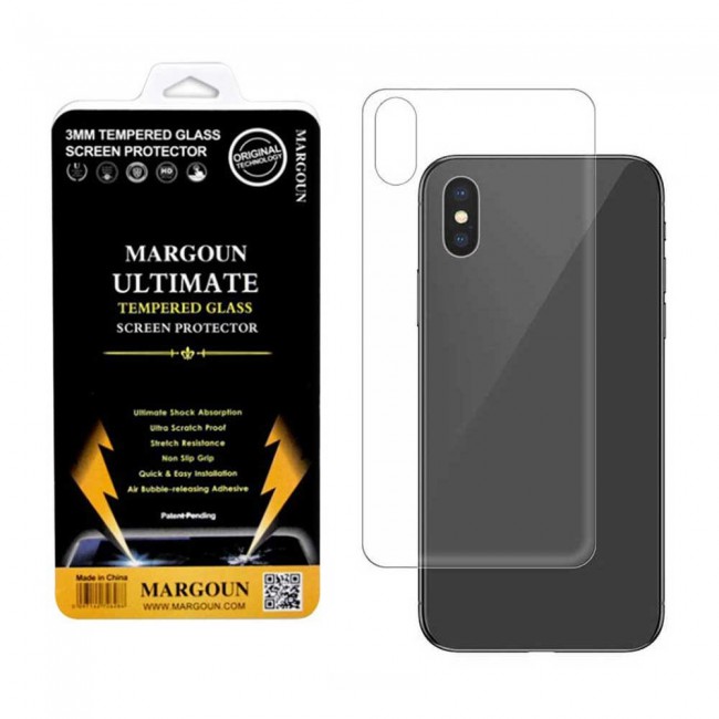 Margoun Back Tempered Glass Screen Protector for Apple iphone XS Max ( 6.5 inch)