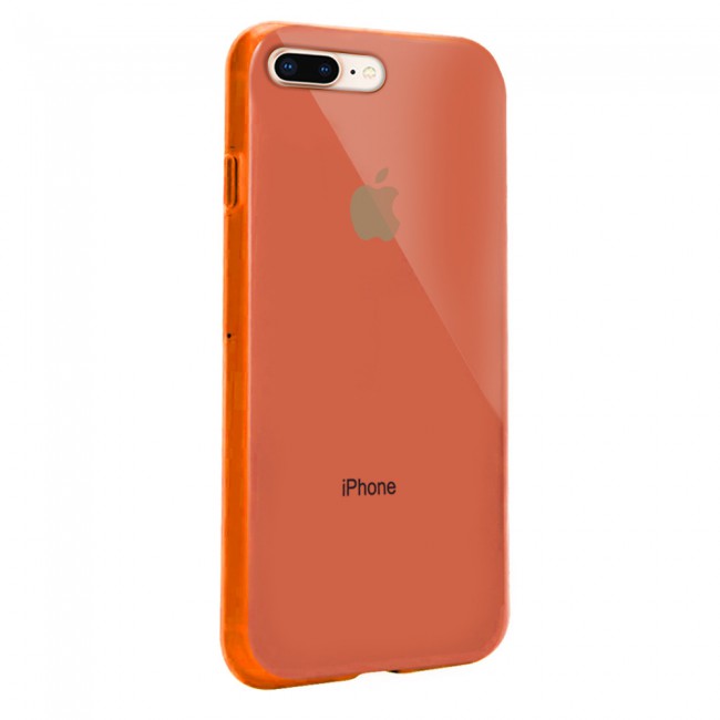 Margoun Glossy TPU Case Cover for Apple iphone 7 Plus - ( Red , Blue , Green , Purple , Gold , Beige , Cream , Yellow , Orange )