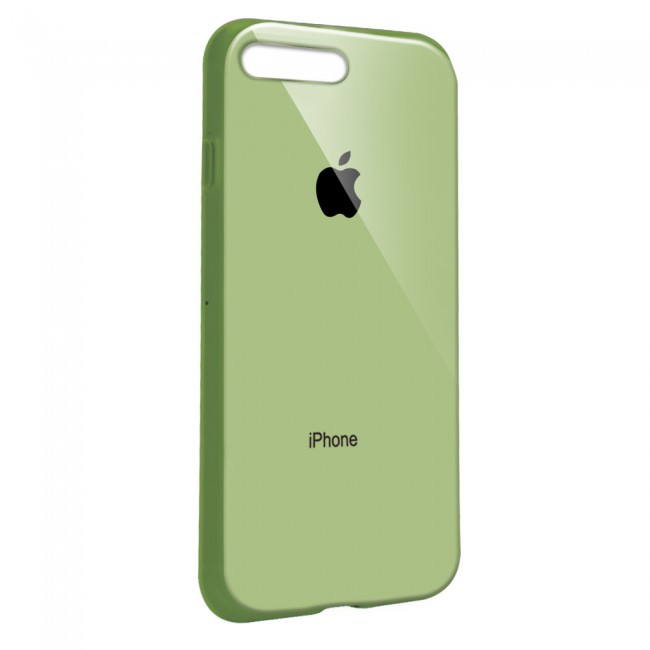 Margoun Glossy TPU Case Cover for Apple iphone 8 Plus - ( Red , Blue , Green , Purple , Gold , Beige , Cream , Yellow , Orange )