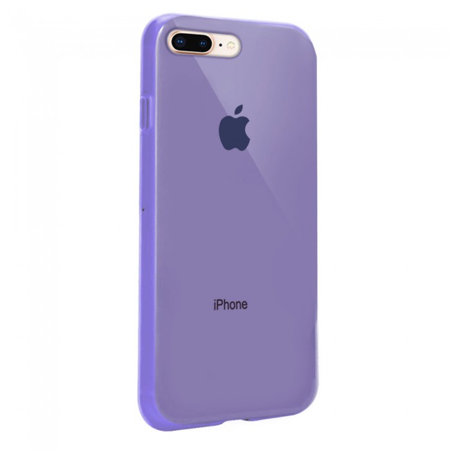Margoun Glossy TPU Case Cover for Apple iphone 8 Plus - ( Red , Blue , Green , Purple , Gold , Beige , Cream , Yellow , Orange )