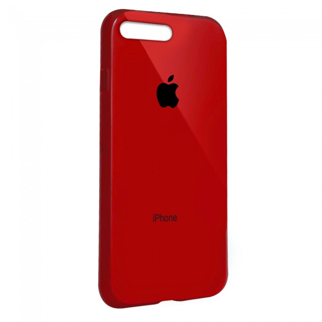 Margoun Glossy TPU Case Cover for Apple iphone 8 Plus - ( Red , Blue , Green , Purple , Gold , Beige , Cream , Yellow , Orange )