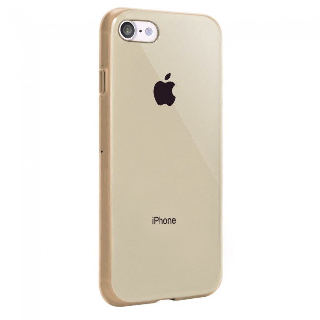 Margoun Glossy TPU Case Cover for Apple iphone 8 Plus - ( Red , Blue , Green , Purple , Gold , Beige , Cream , Yellow , Orange )