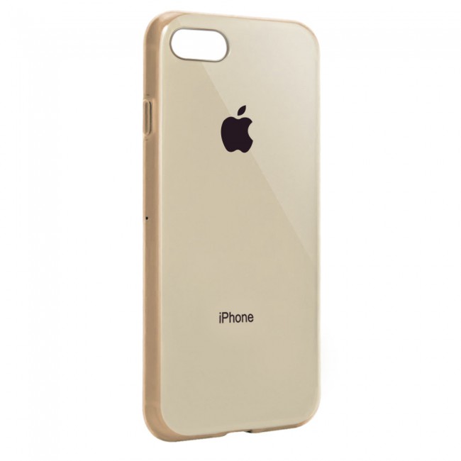 Margoun Glossy TPU Case Cover for Apple iphone 8 Plus - ( Red , Blue , Green , Purple , Gold , Beige , Cream , Yellow , Orange )