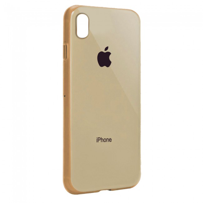 Margoun Glossy TPU Case Cover for Apple iphone  XR - ( Red , Blue , Green , Purple , Gold , Beige , Cream , Yellow , Orange )