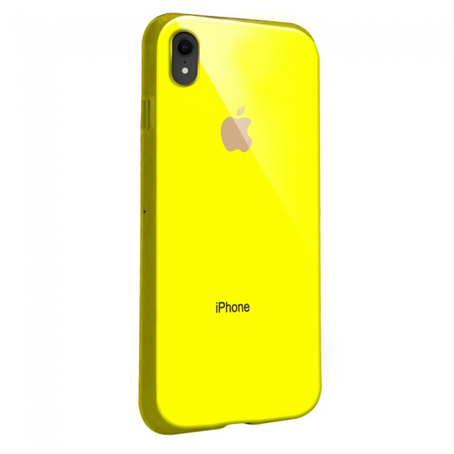 Margoun Glossy TPU Case Cover for Apple iphone  XR - ( Red , Blue , Green , Purple , Gold , Beige , Cream , Yellow , Orange )