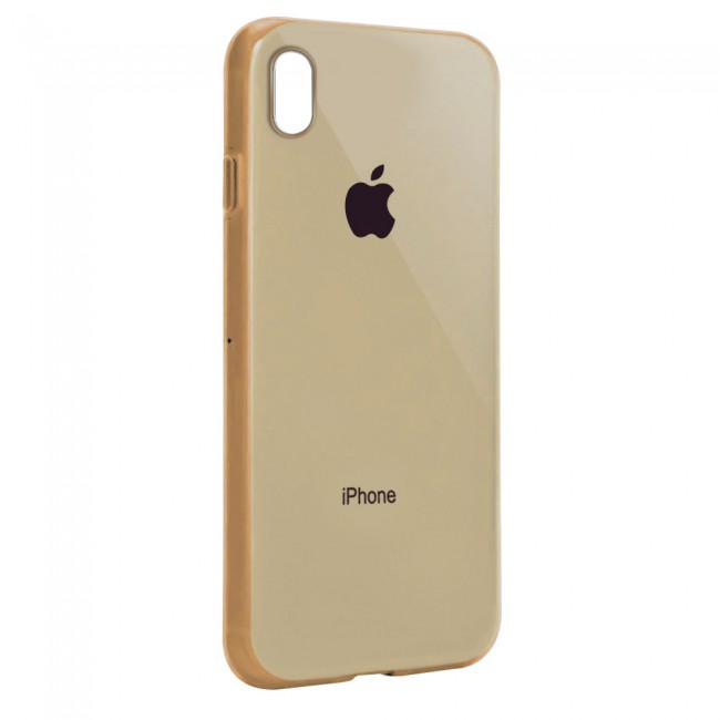 Margoun Glossy TPU Case Cover for Apple iphone XS - ( Red , Blue , Green , Purple , Gold , Beige , Cream , Yellow , Orange )