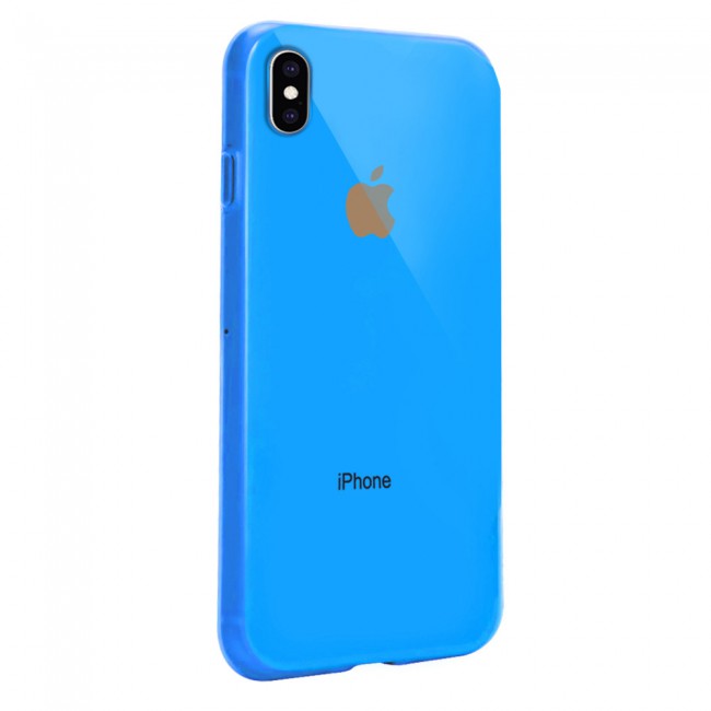 Margoun Glossy TPU Case Cover for Apple iphone XS - ( Red , Blue , Green , Purple , Gold , Beige , Cream , Yellow , Orange )