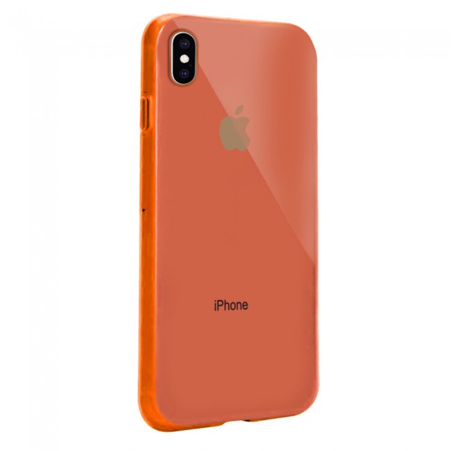 Margoun Glossy TPU Case Cover for Apple iphone XS - ( Red , Blue , Green , Purple , Gold , Beige , Cream , Yellow , Orange )