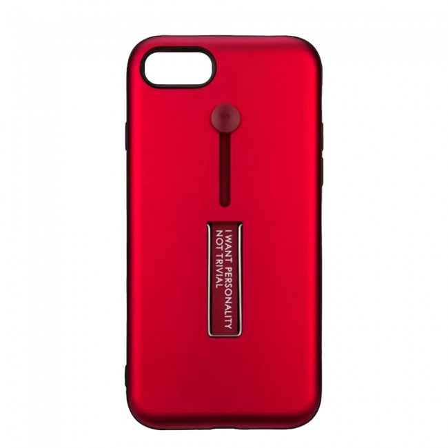 Margoun I Want Personality Not Trivial Strap Case Cover with Kickstand for Apple iphone 6 Plus – Black , Dark Blue , Red , Gold
