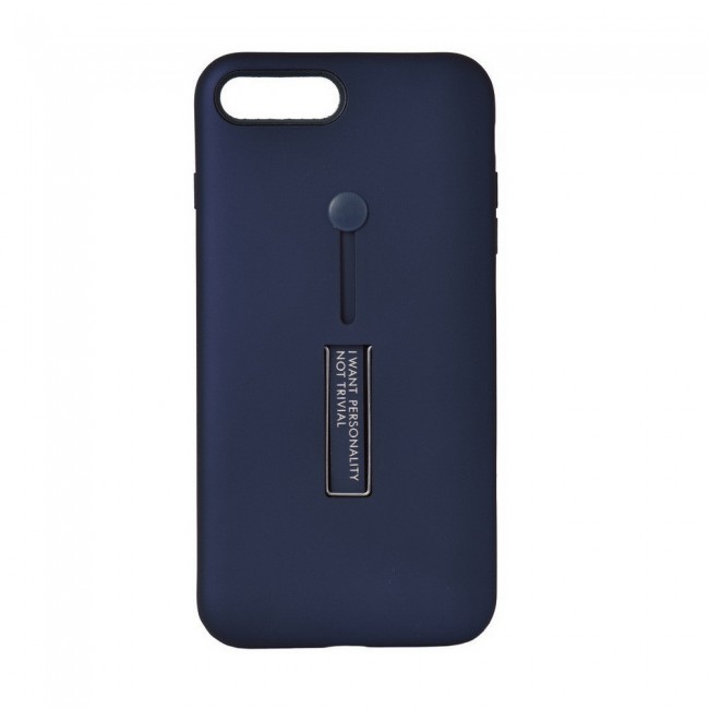 Margoun I Want Personality Not Trivial Strap Case Cover with Kickstand for Apple iphone 7 Plus – Black , Dark Blue , Red , Gold
