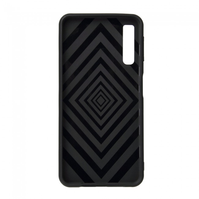 Margoun I Want Personality Not Trivial Strap Case Cover with Kickstand for Samsung Galaxy A7 2018 – Black , Dark Blue , Red , Gold