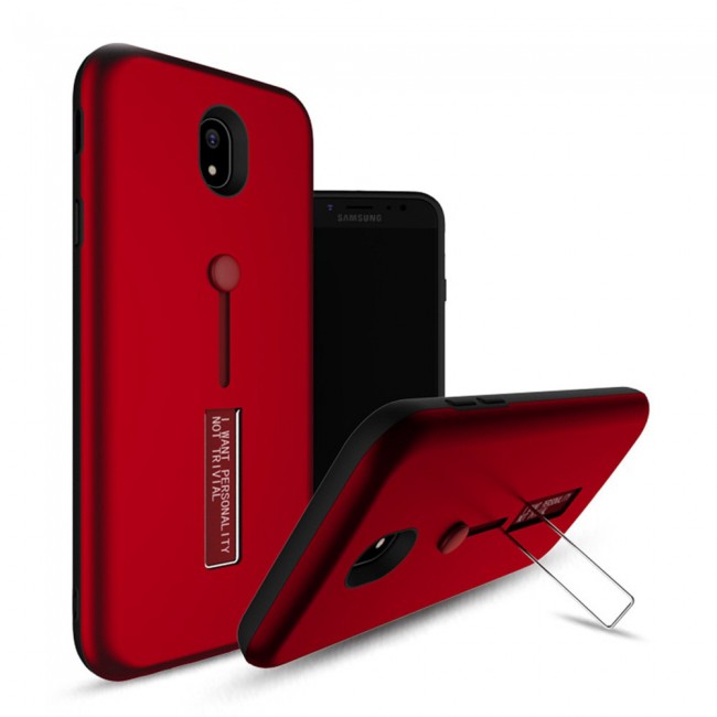 Margoun I Want Personality Not Trivial Strap Case Cover with Kickstand for Samsung Galaxy J5 Pro – Black , Dark Blue , Red , Gold