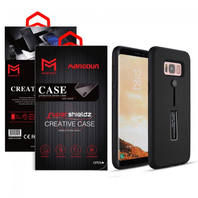 Margoun I Want Personality Not Trivial Strap Case Cover with Kickstand for Samsung Galaxy J7 Core – Black , Dark Blue , Red , Gold