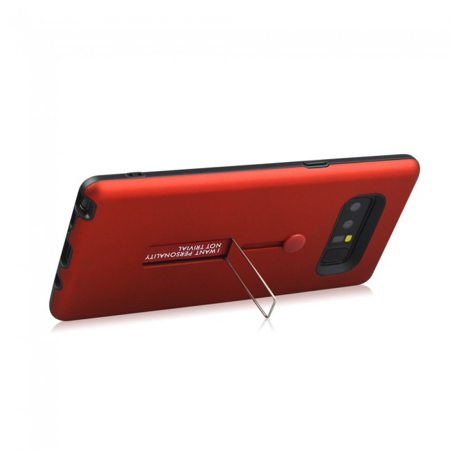 Margoun I Want Personality Not Trivial Strap Case Cover with Kickstand for Samsung Galaxy Note 8 – Black , Dark Blue , Red , Gold