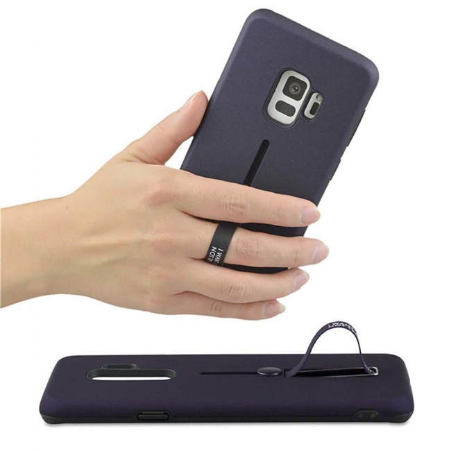 Margoun I Want Personality Not Trivial Strap Case Cover with Kickstand for Samsung Galaxy Note 9 – Black , Dark Blue , Red , Gold