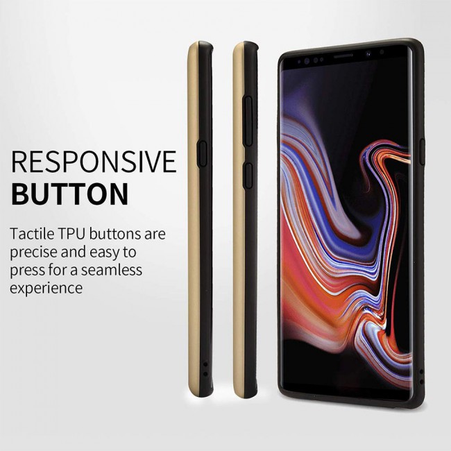 Margoun I Want Personality Not Trivial Strap Case Cover with Kickstand for Samsung Galaxy Note 9 – Black , Dark Blue , Red , Gold