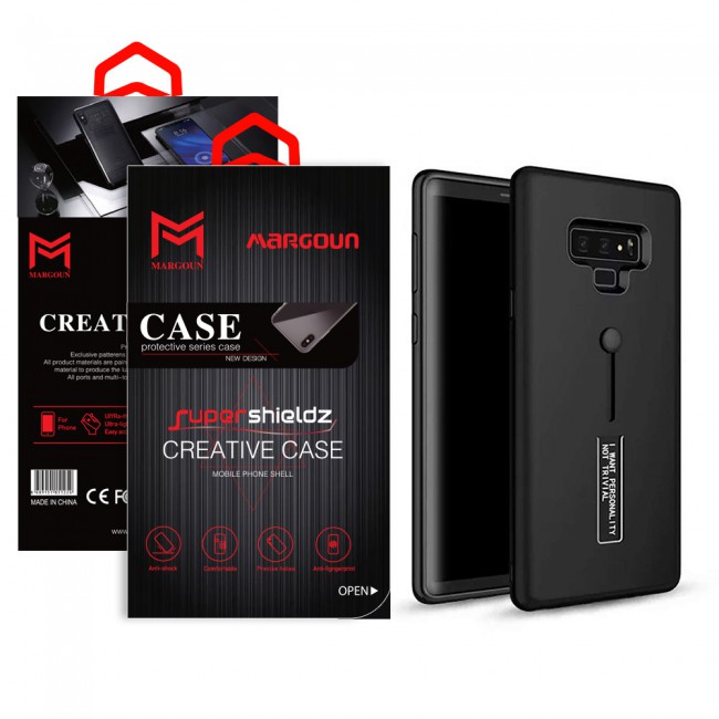 Margoun I Want Personality Not Trivial Strap Case Cover with Kickstand for Samsung Galaxy Note 9 – Black , Dark Blue , Red , Gold