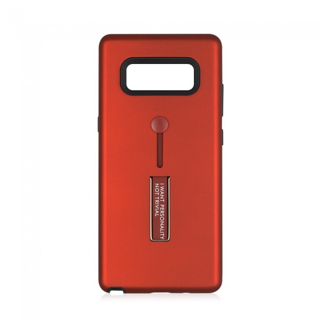 Margoun I Want Personality Not Trivial Strap Case Cover with Kickstand for Samsung Galaxy S10e / S10 Lite – Black , Dark Blue , Red , Gold
