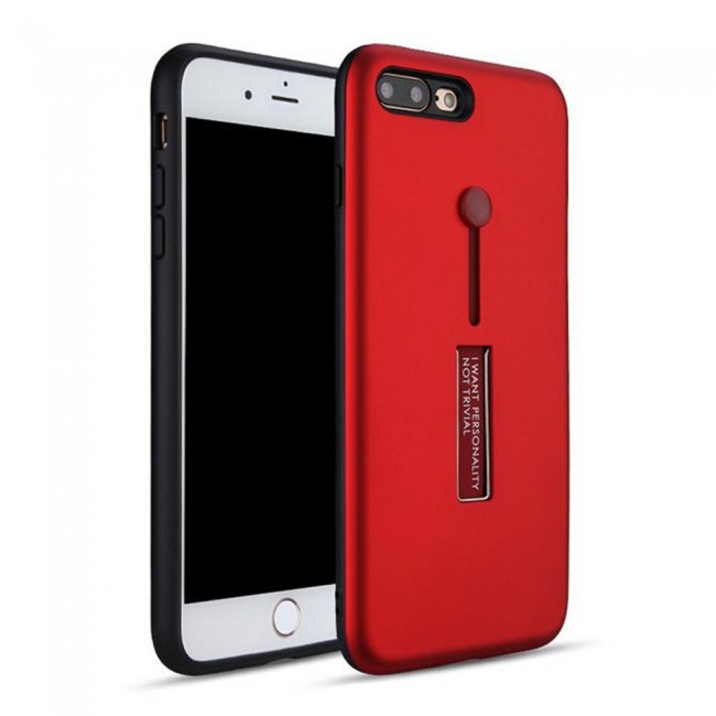 Margoun I Want Personality Not Trivial Strap Case Cover with Kickstand for Apple iphone 7 Plus – Black , Dark Blue , Red , Gold