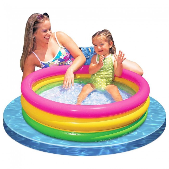 Margoun Inflatable Kids Pool Bath Tub 130cm