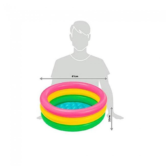 Margoun Inflatable Kids Pool Bath Tub 61cm