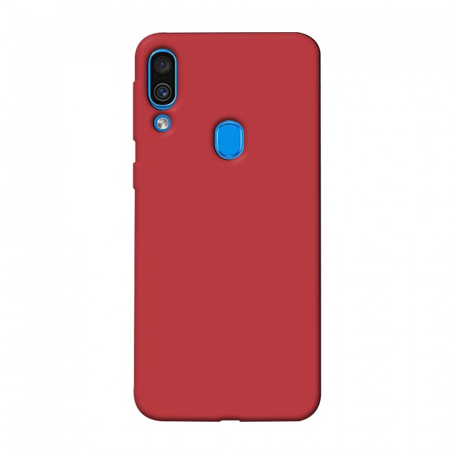 Margoun KST Design Silicon Case Cover for Samsung Galaxy A30 - ( Black , Red , Blue )