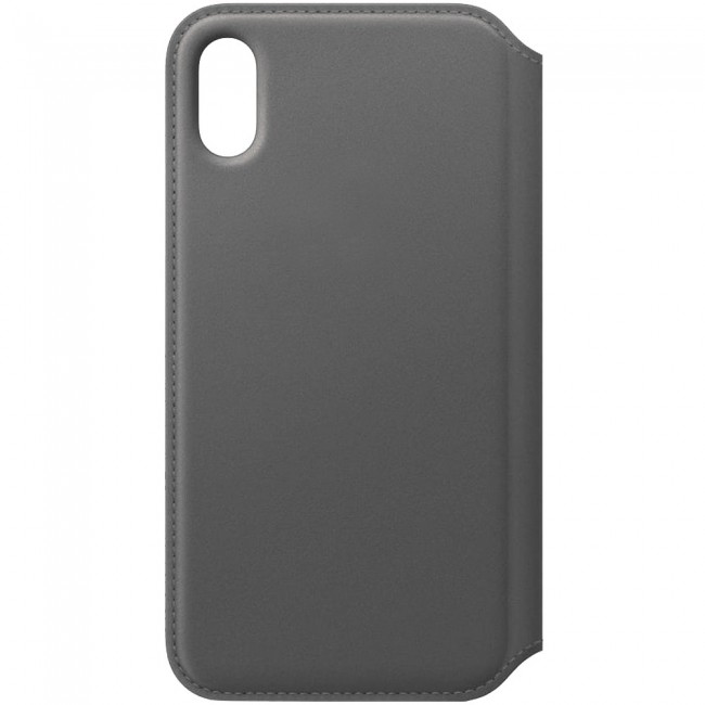Margoun PU Leather Folio Case with Credit Card Slot  for Apple iphone X – Grey , Red , Pink