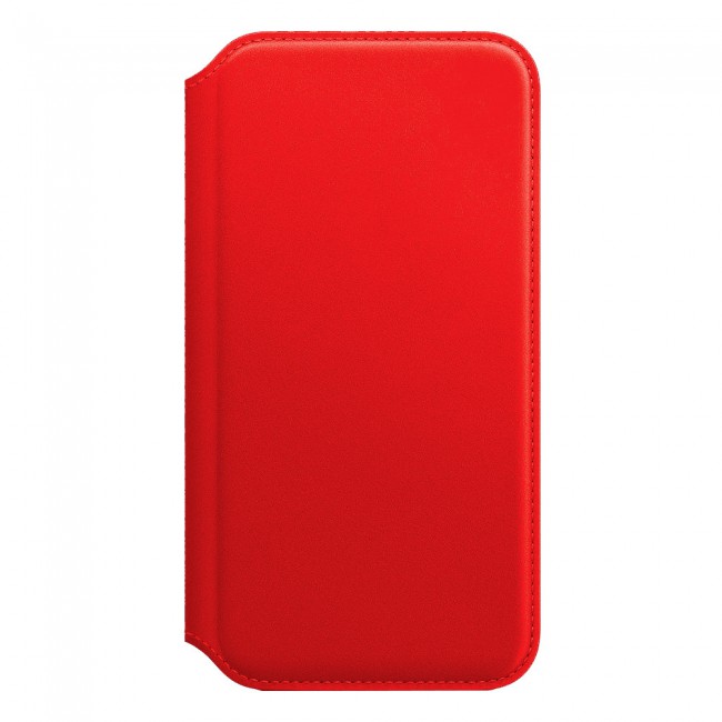 Margoun PU Leather Folio Case with Credit Card Slot  for Apple iphone X – Grey , Red , Pink