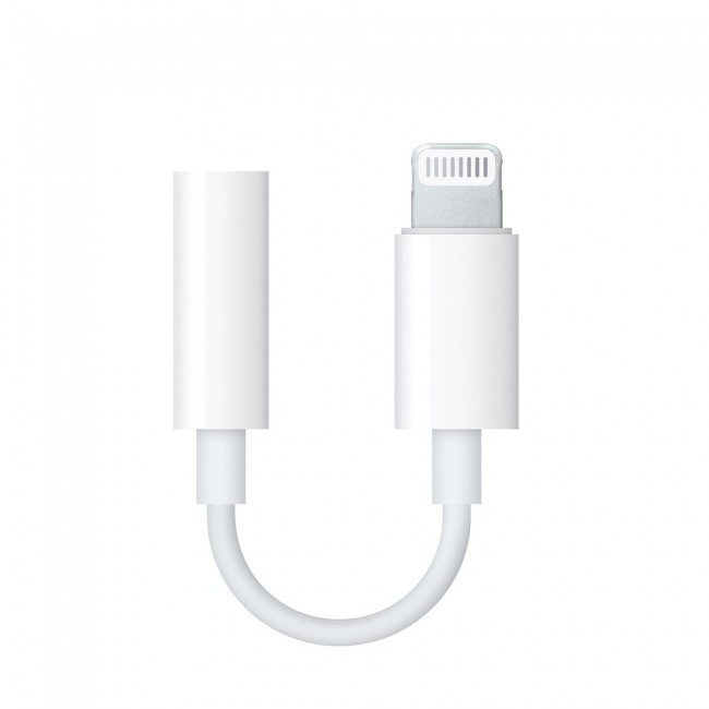 Margoun Lightning to Headphone Jack Adapter – White