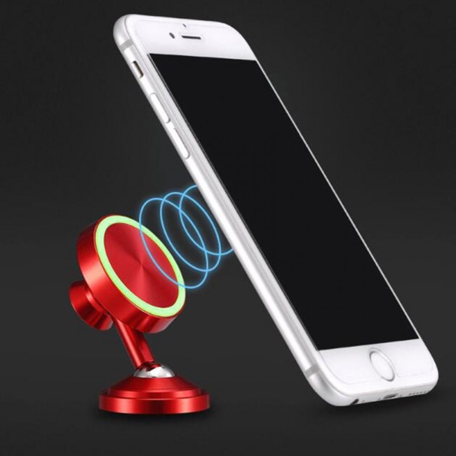 Margoun Magnetic Car Mount Phone Holder with Parking Number Display in ( Black , Red )