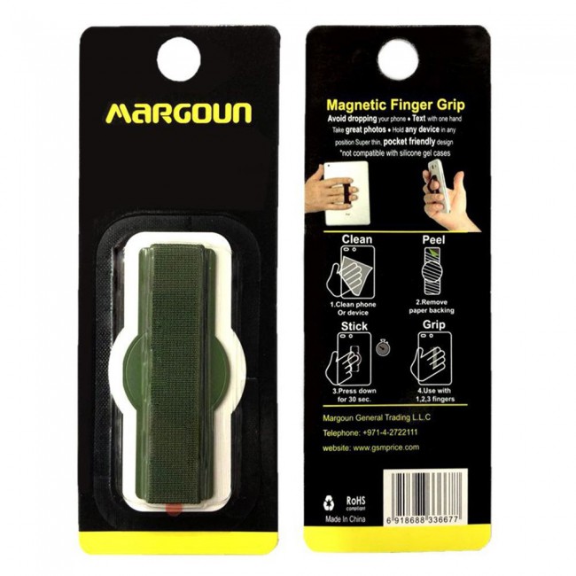 Margoun Magnetic Finger Grip Holder Strap for Samsung Galaxy A6s