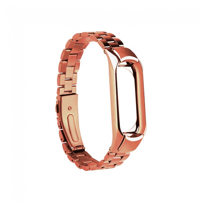 Xiaomi Mi Band 3 Replacement Band 3 Pack - Silver-Rose Gold-Purple