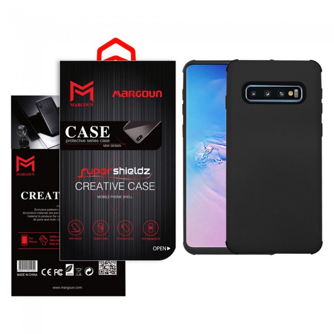 Margoun Protective Back Cover Hard Case For Samsung Galaxy S10 Plus ( 10+ ) – Red / Black / Grey