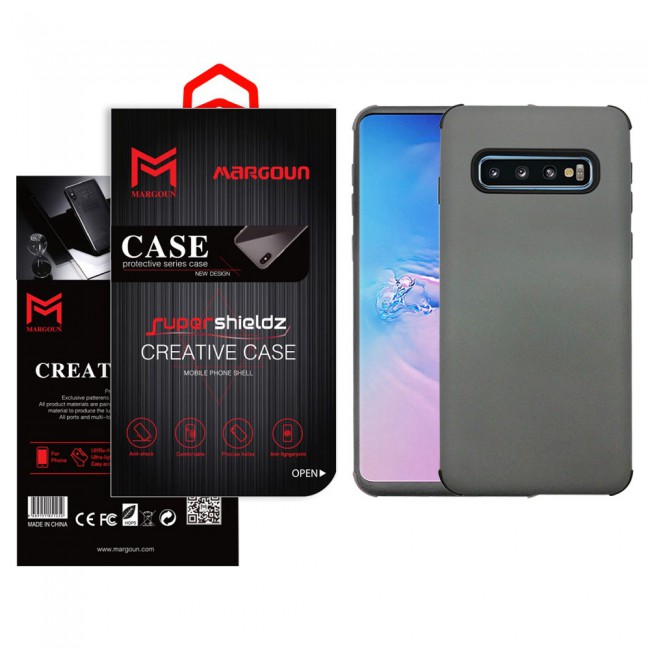 Margoun Protective Back Cover Hard Case For Samsung Galaxy S10 Plus ( 10+ ) – Red / Black / Grey