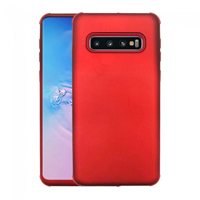 Margoun Protective Back Cover Hard Case For Samsung Galaxy S10 Plus ( 10+ ) – Red / Black / Grey
